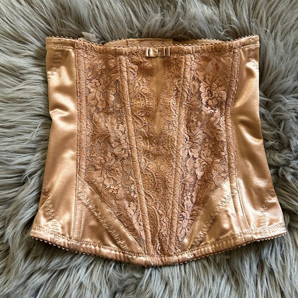 Vintage Gres Paris Corset Japanese Market Waist Nipper Shaper Sz 58, Rare